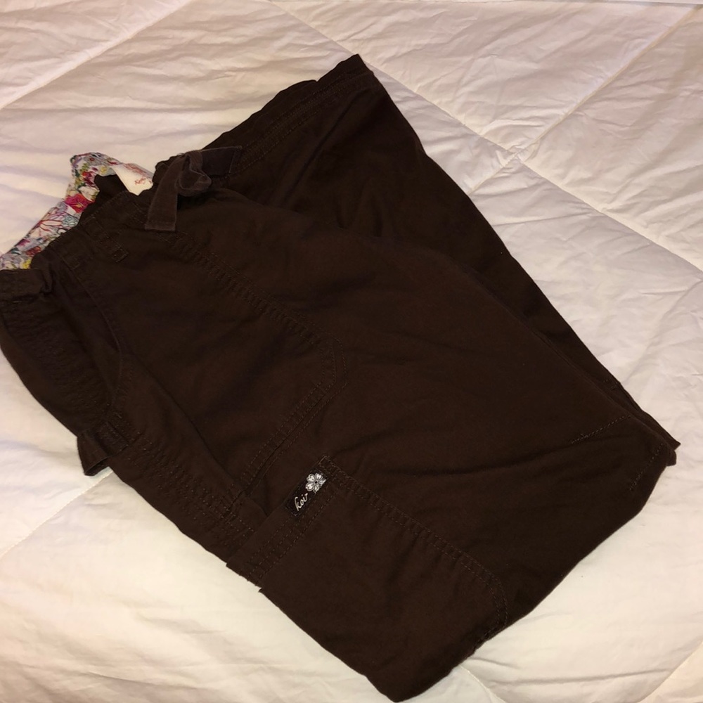 Koi size medium chocolate brown cargo pant